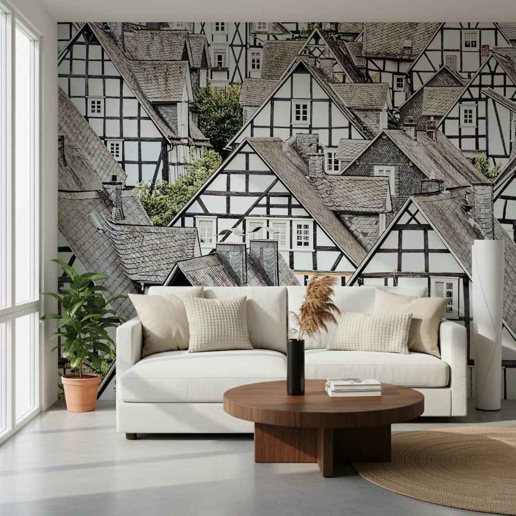 Half-Timbered Haven Wall Mural