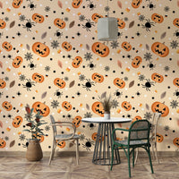 Halloween Fun moon mural wallpaper

