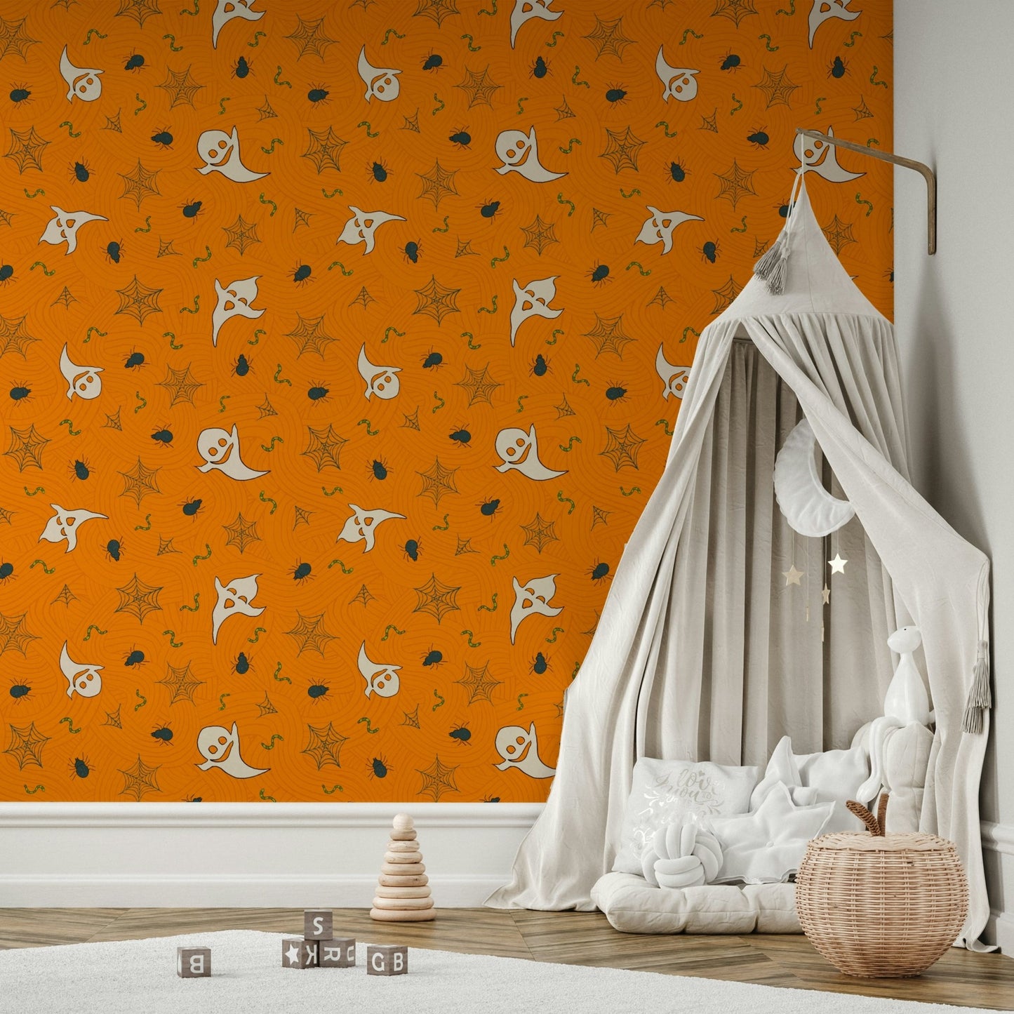 Halloween Haunt Party moonlit wall mural


