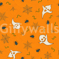 Halloween Haunt Party glowing pumpkin wallpaper
