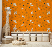 Halloween Haunt Party graveyard wallpaper