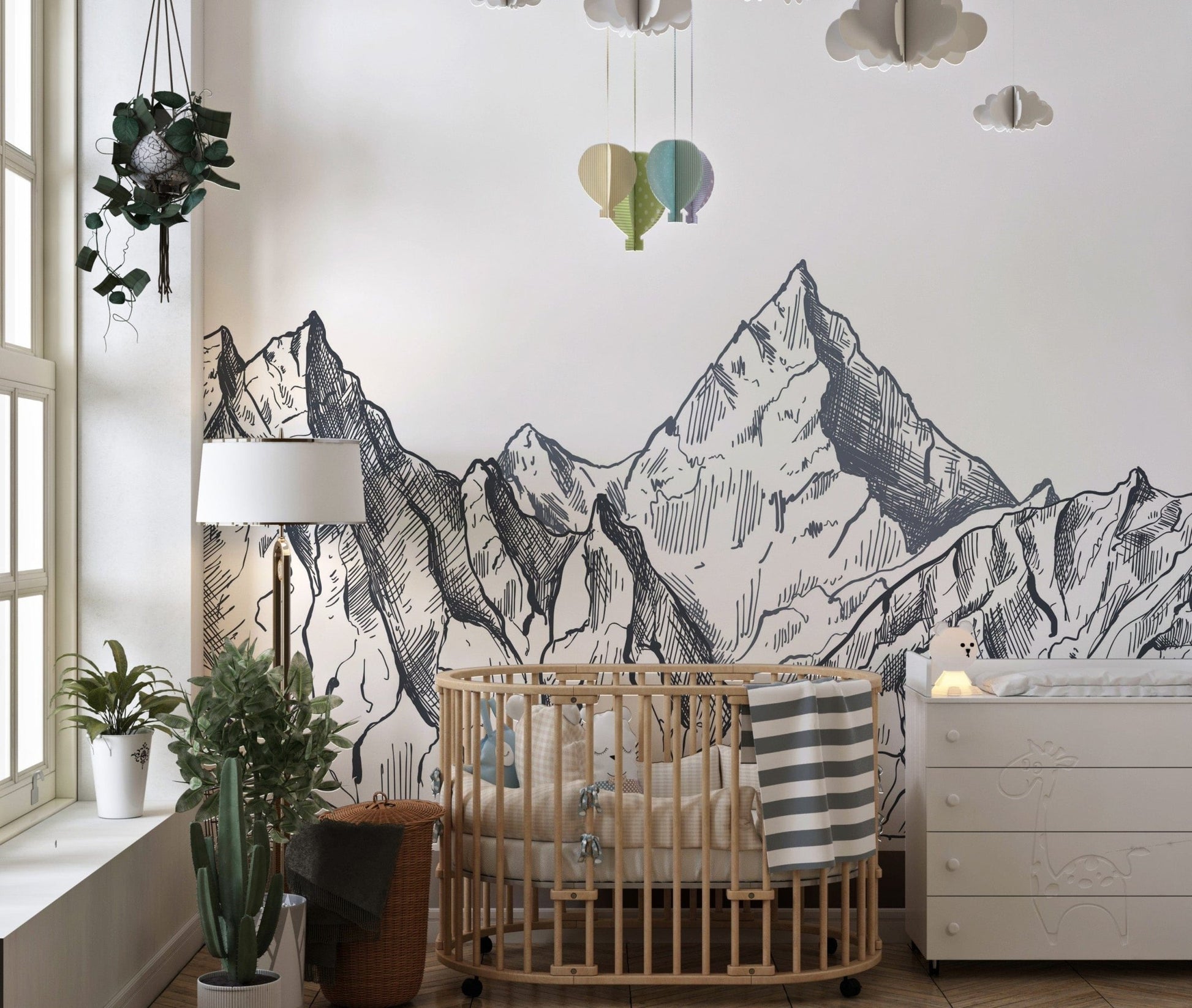 Mountain scene wallpaper mural
mountain-06