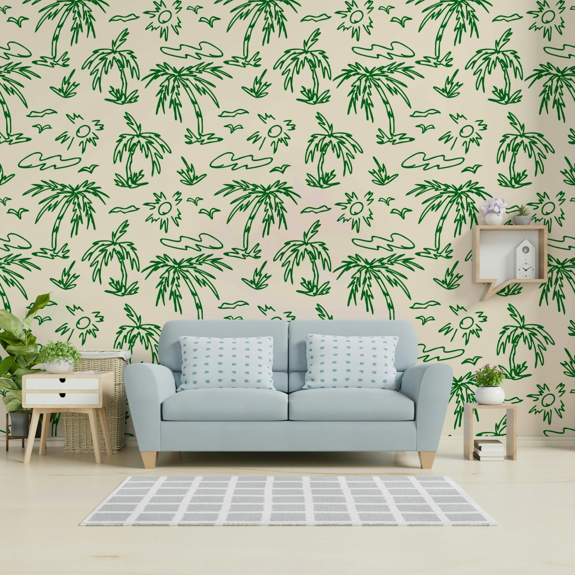 Detailed view of the subtle, imperfect lines

