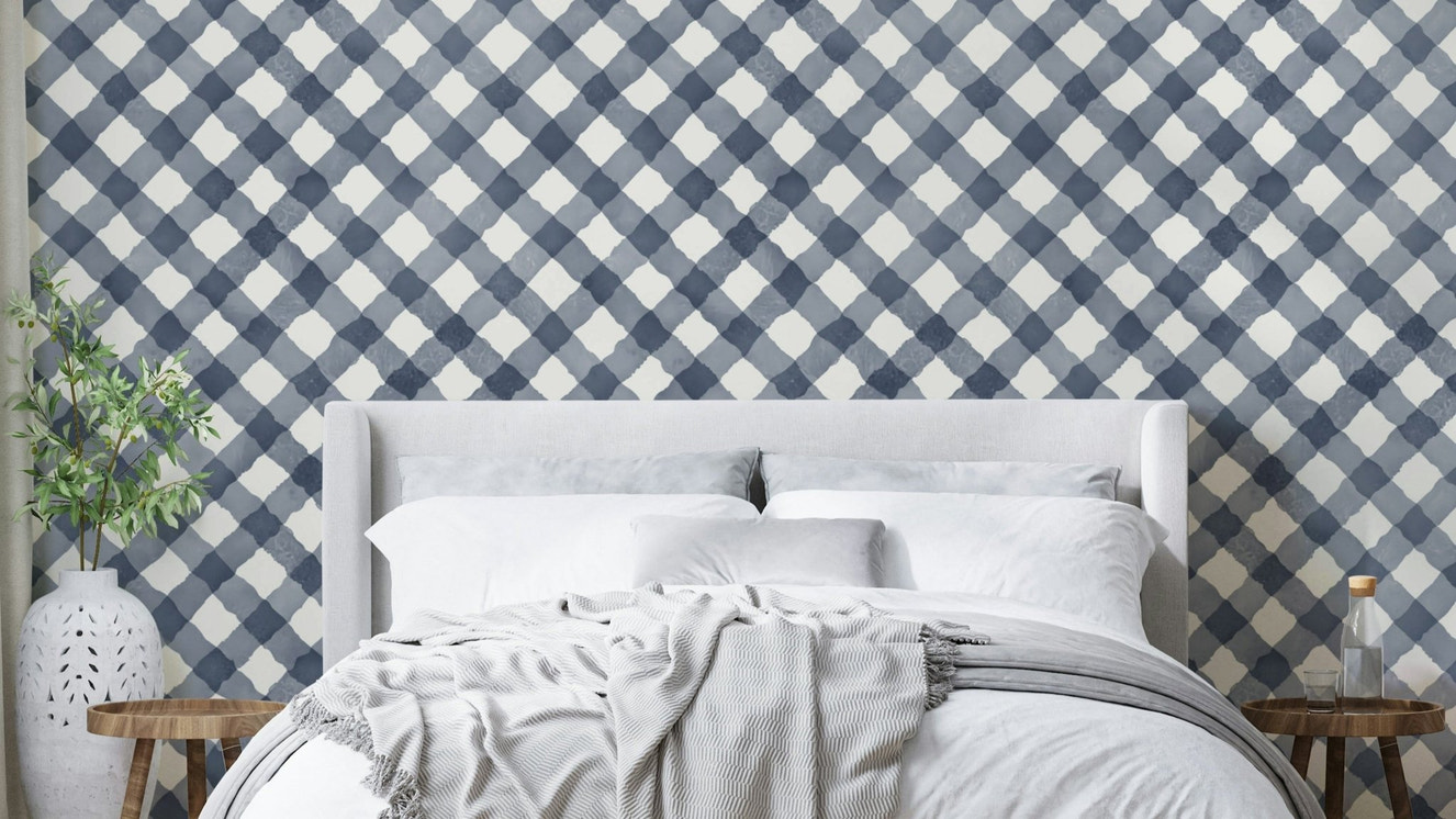 Classic gingham style with festive twist

