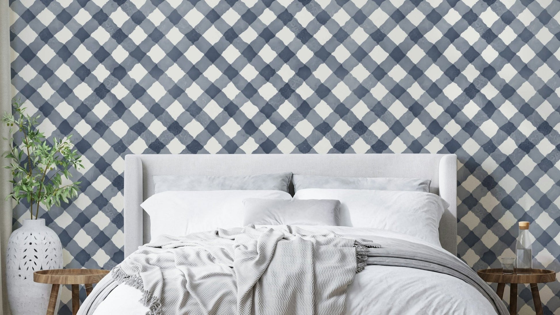 Classic gingham style with festive twist

