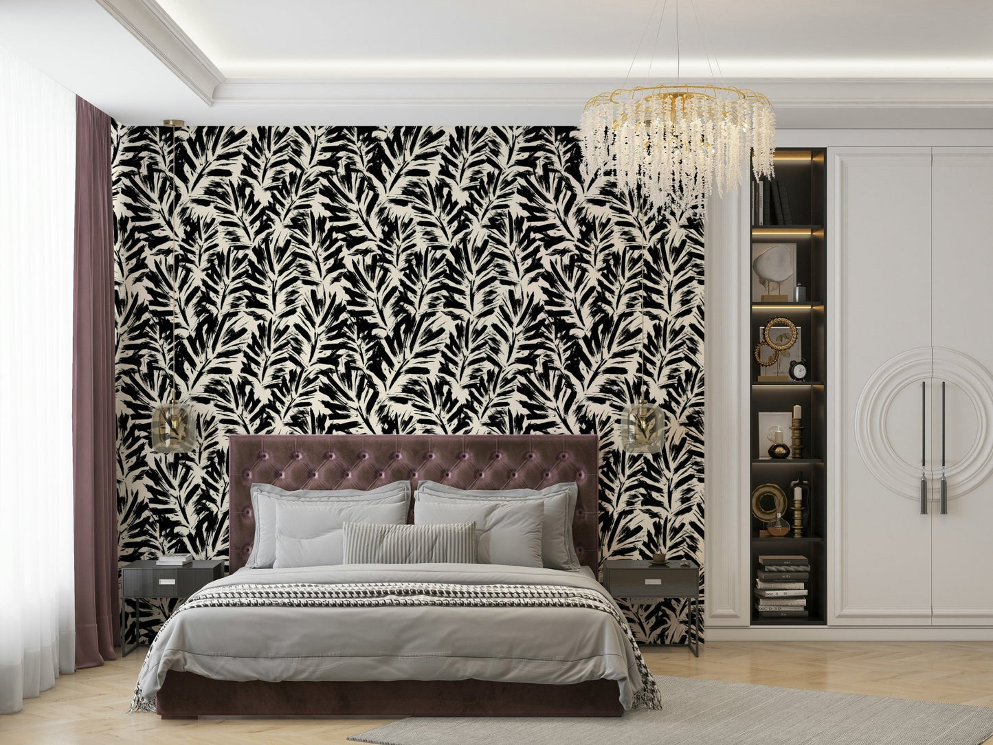 Wallpaper for walls with a graceful, artistic feel

