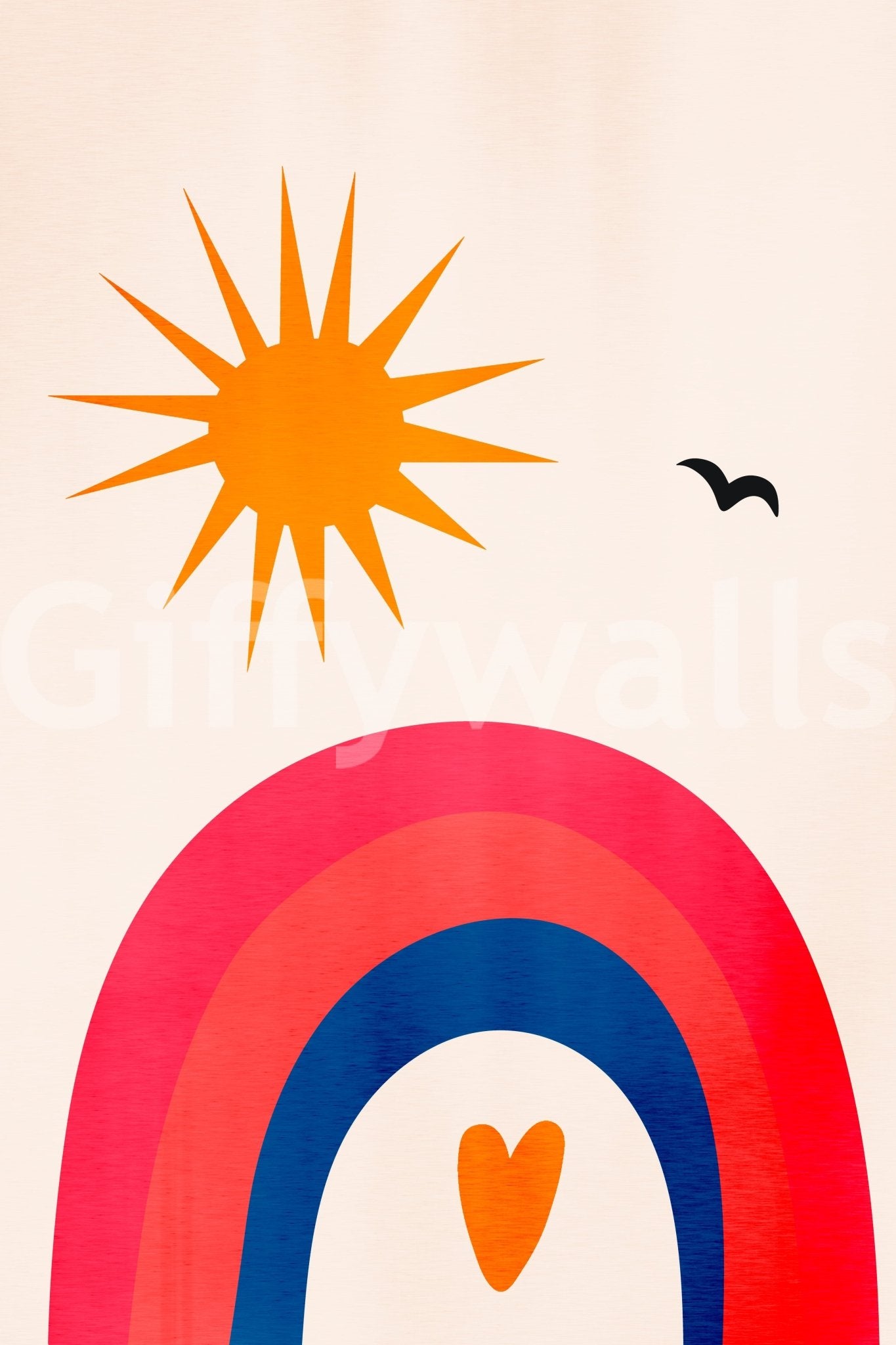 The texture appears smooth and artistic, like a painting or detailed illustration.
