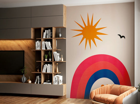 A vibrant and cheerful wall mural. GD3245

