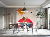 Colors are predominantly bright and warm, reflecting happiness and good mood.
