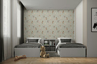 Mint wallpaper showing happy farm scenes and animals