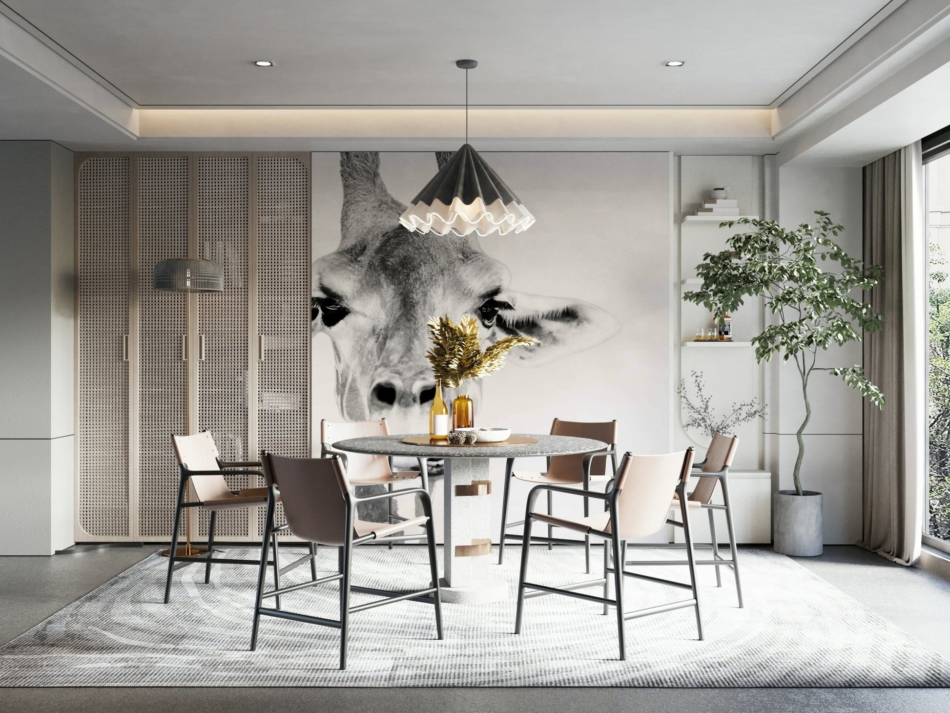 Charming wildlife photography or illustration.

