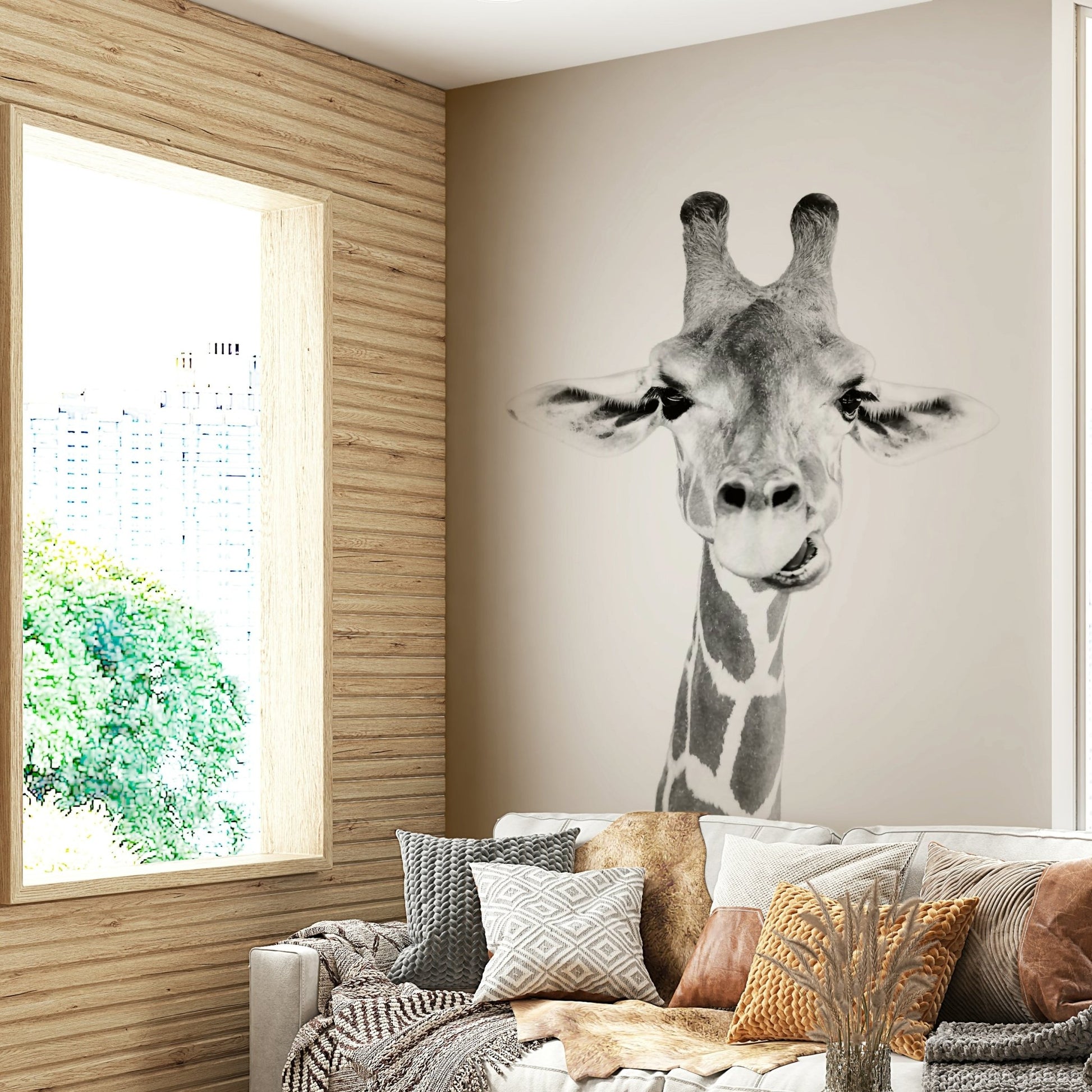 Wall decor evoking happiness and a love for animals.

