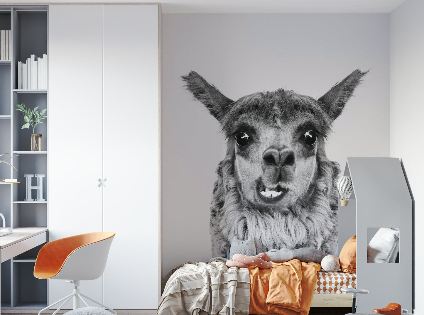 Ideal for a child's room, living room, or study.

