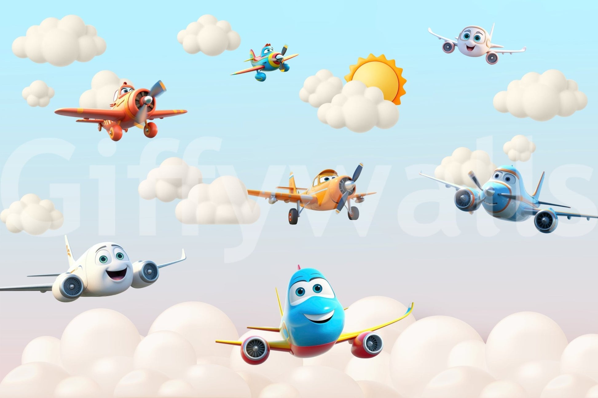The style is a soft-focus illustration or a painterly design. GD4257

