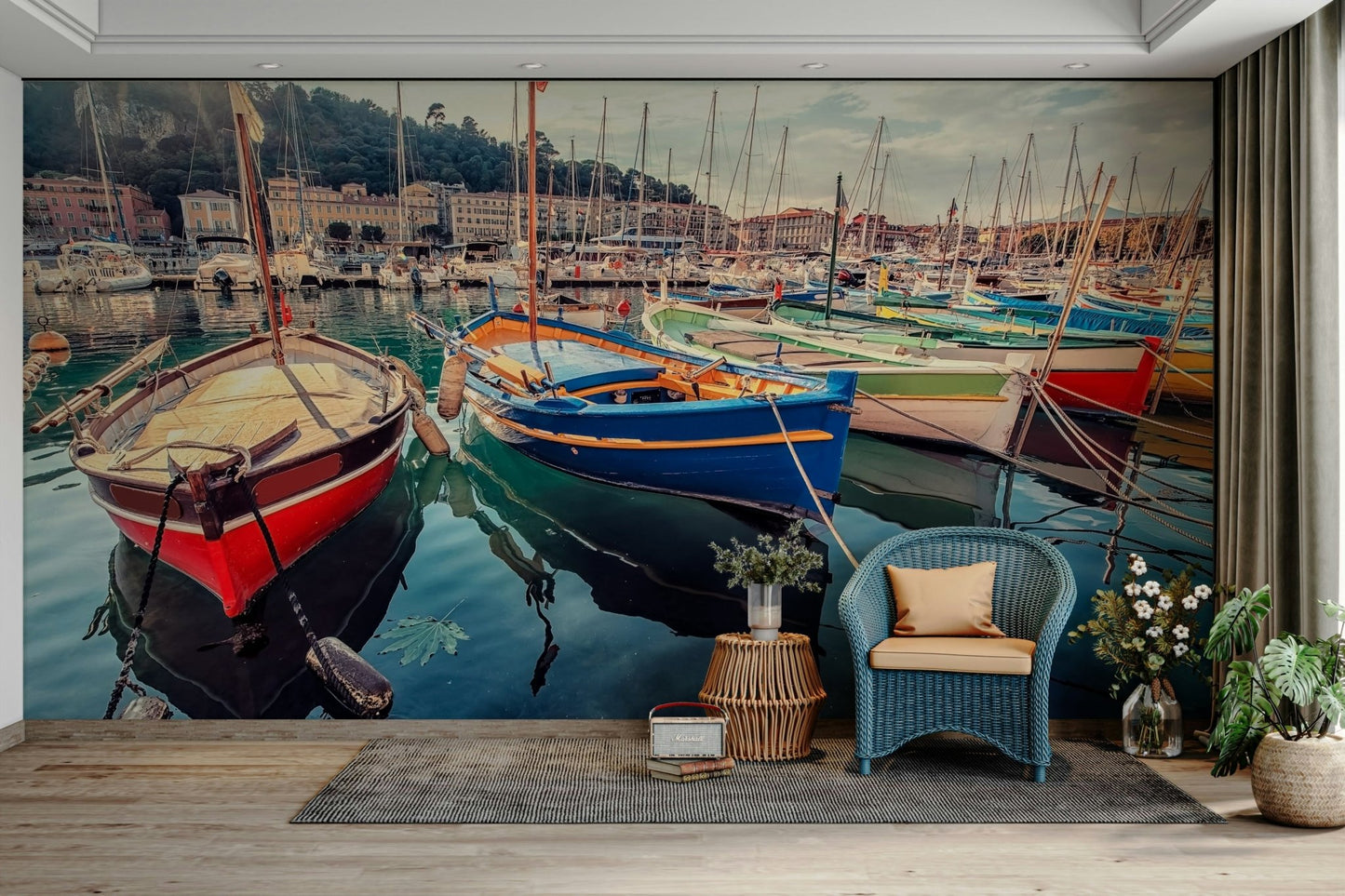 Harbor Hues Wall Mural