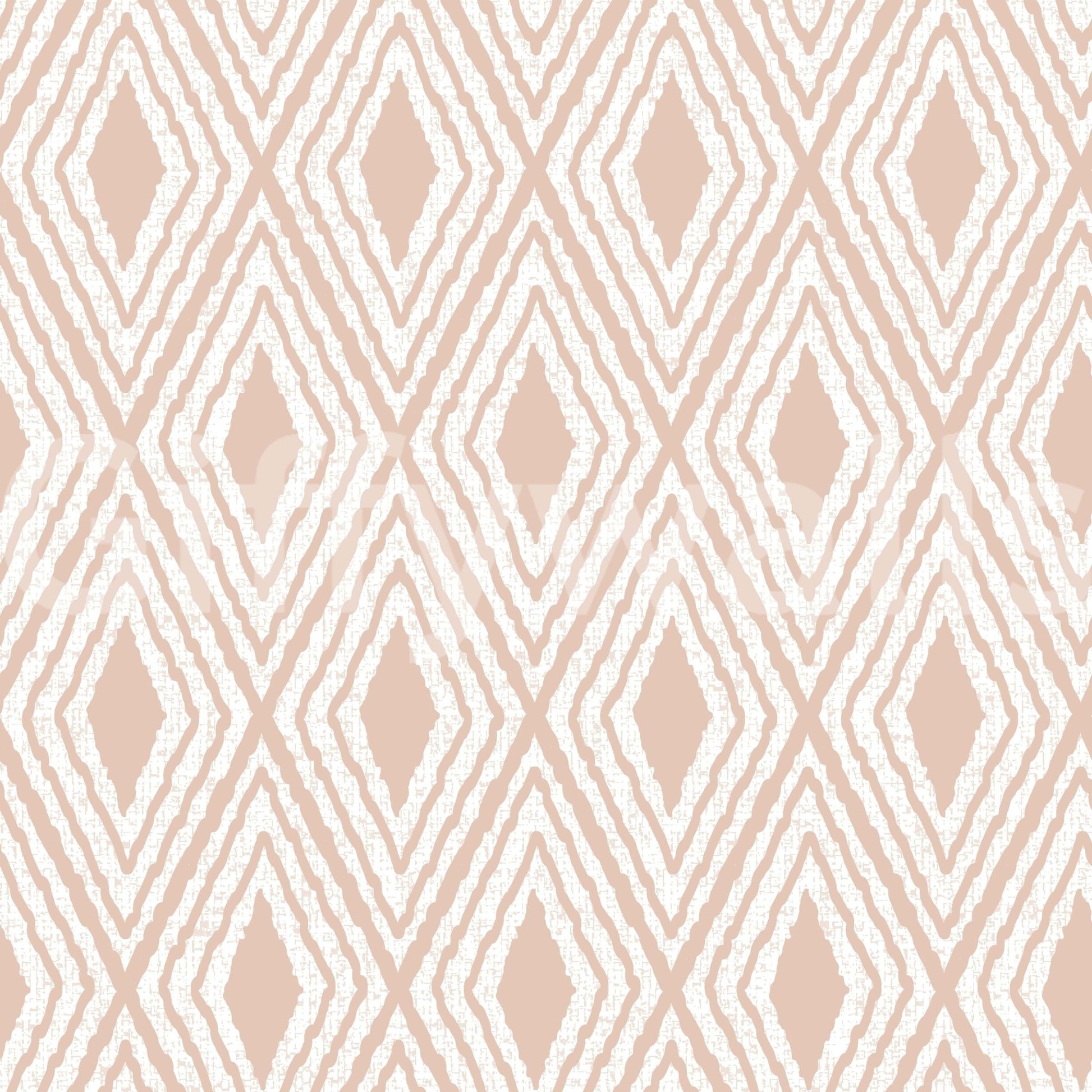 Trendy boho cream tan geometric wallpaper

