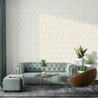 Neutral boho harlequin diamond wallpaper


