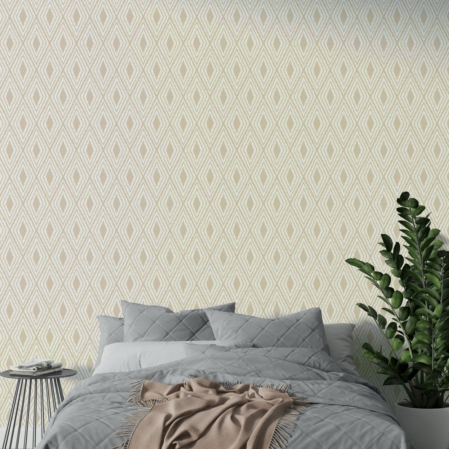 Elegant boho dust storm geometric wallpaper

