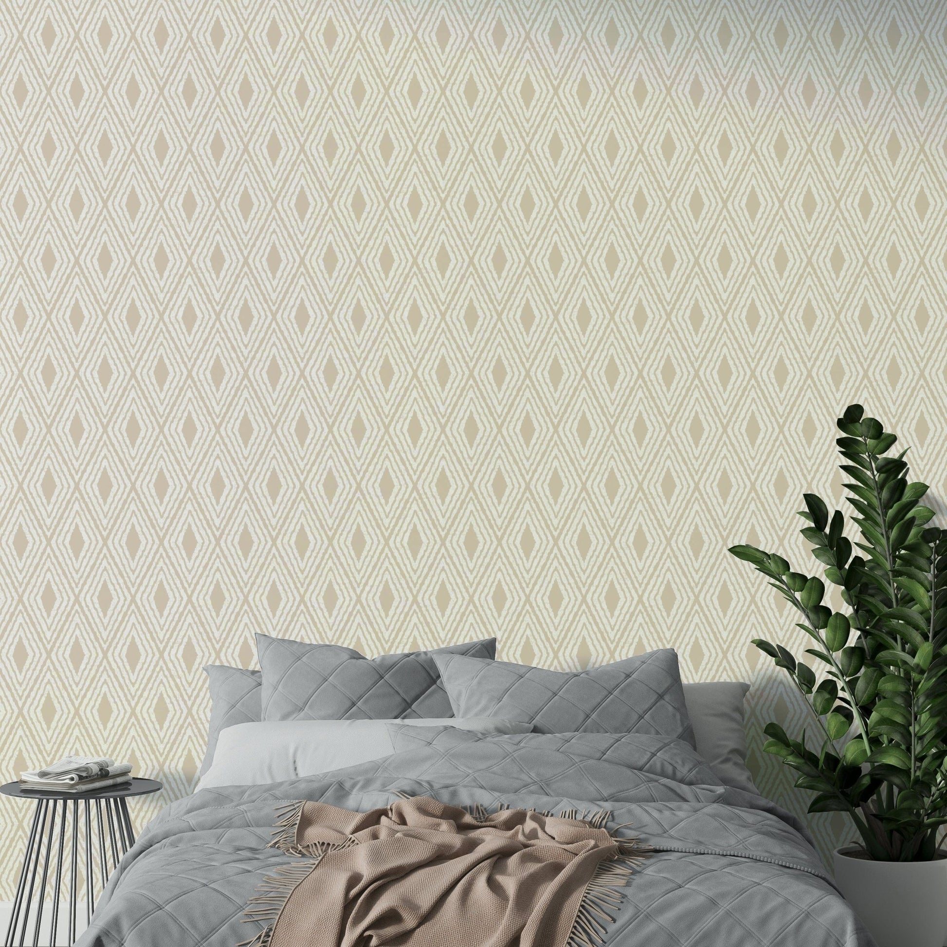 Elegant boho dust storm geometric wallpaper


