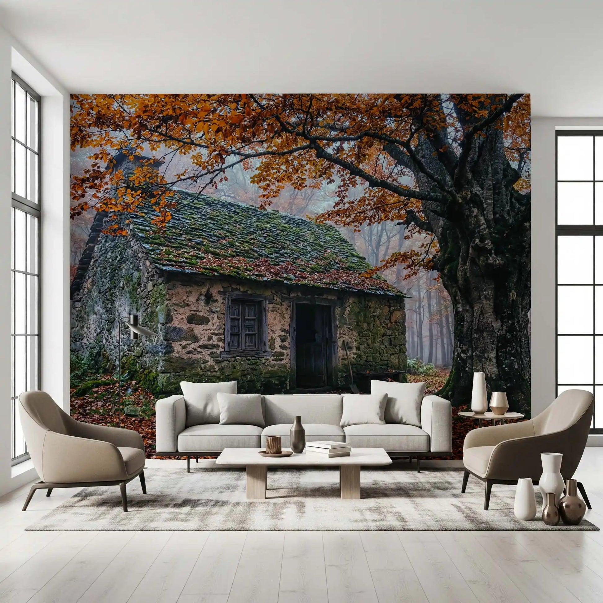 Harvest Hearth Haven Wall Mural