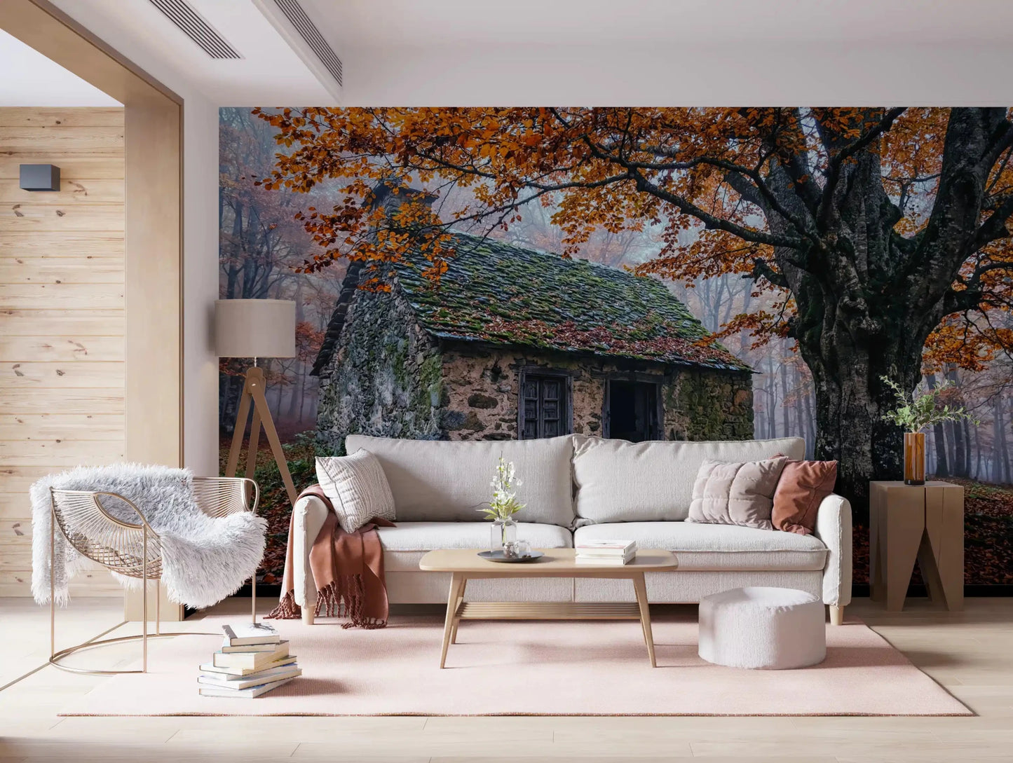 Harvest Hearth Haven Wall Mural