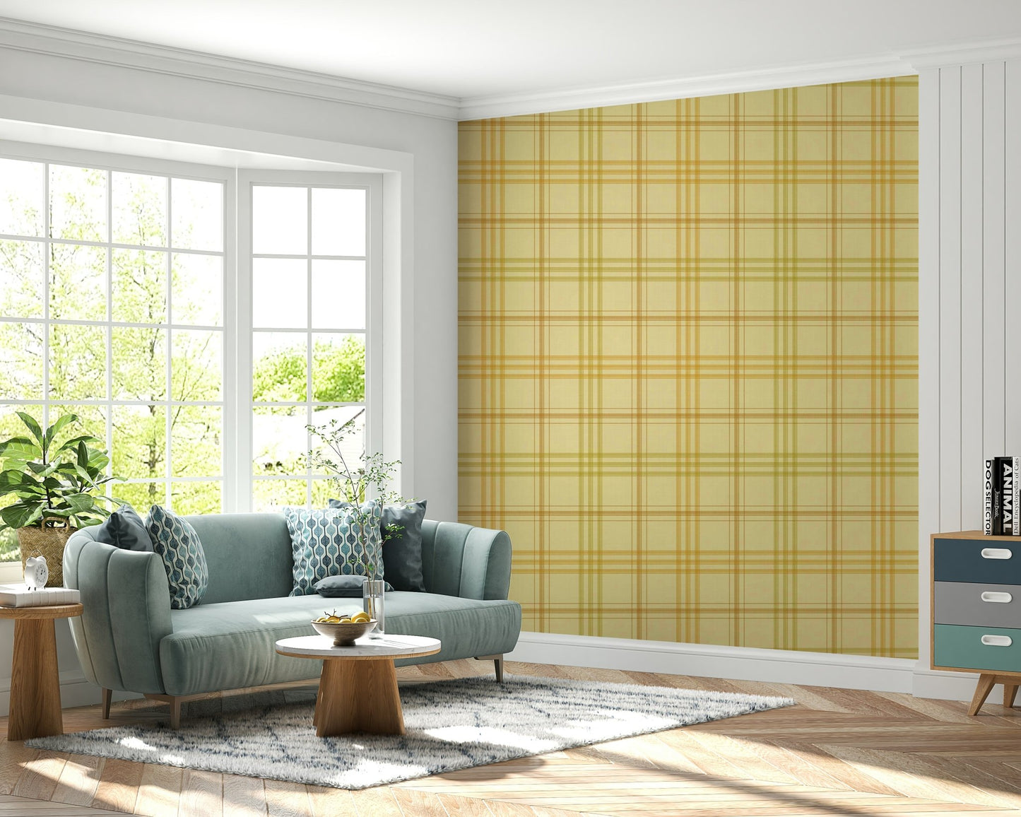 Harvest Plaid Fall Wallpaper⁠