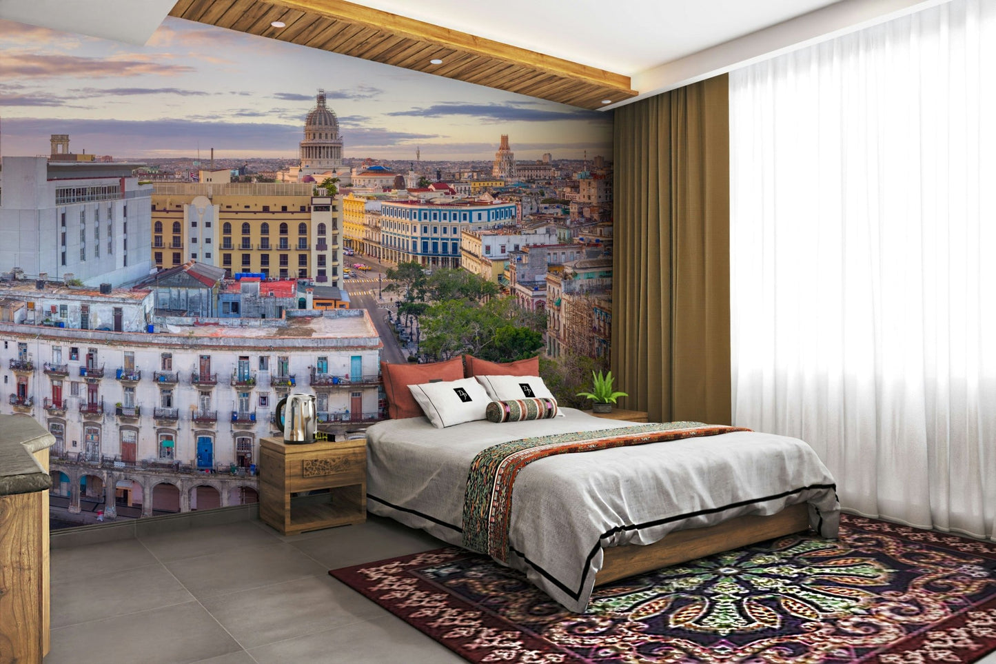 Havana’s Aerial Beauty Wall Mural