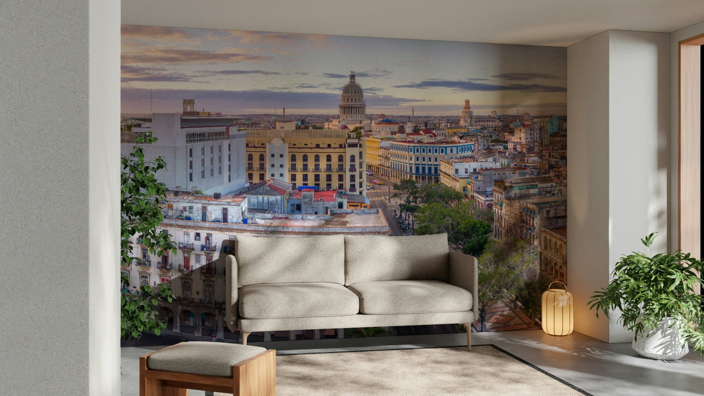 Havana’s Aerial Beauty Wall Mural