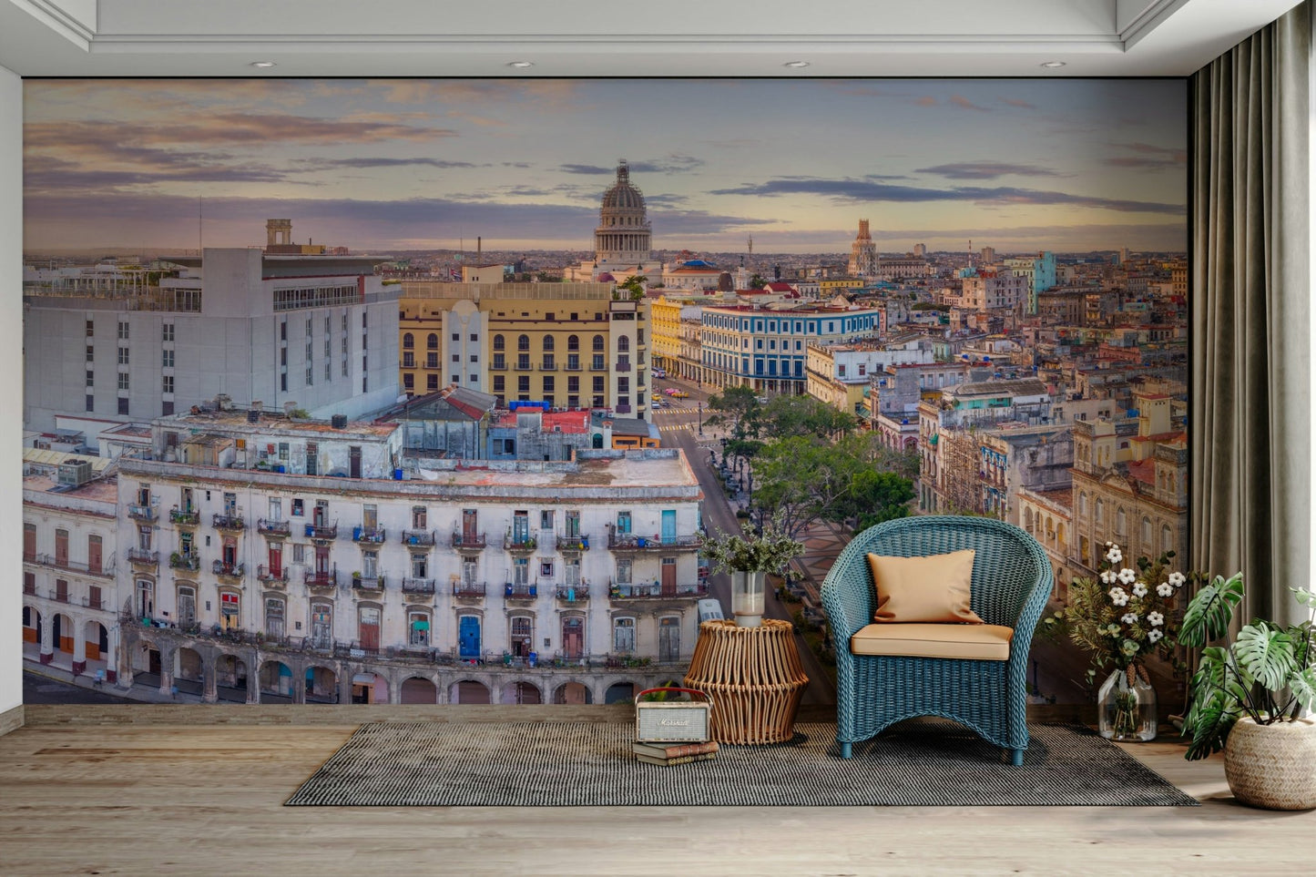 Havana’s Aerial Beauty Wall Mural