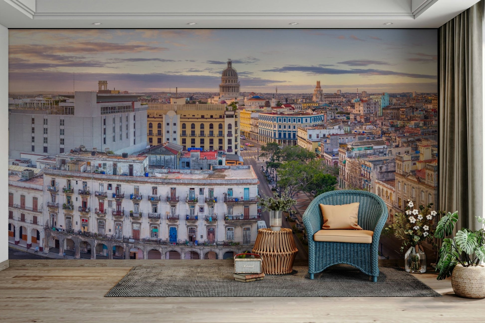 Havana’s Aerial Beauty Wall Mural