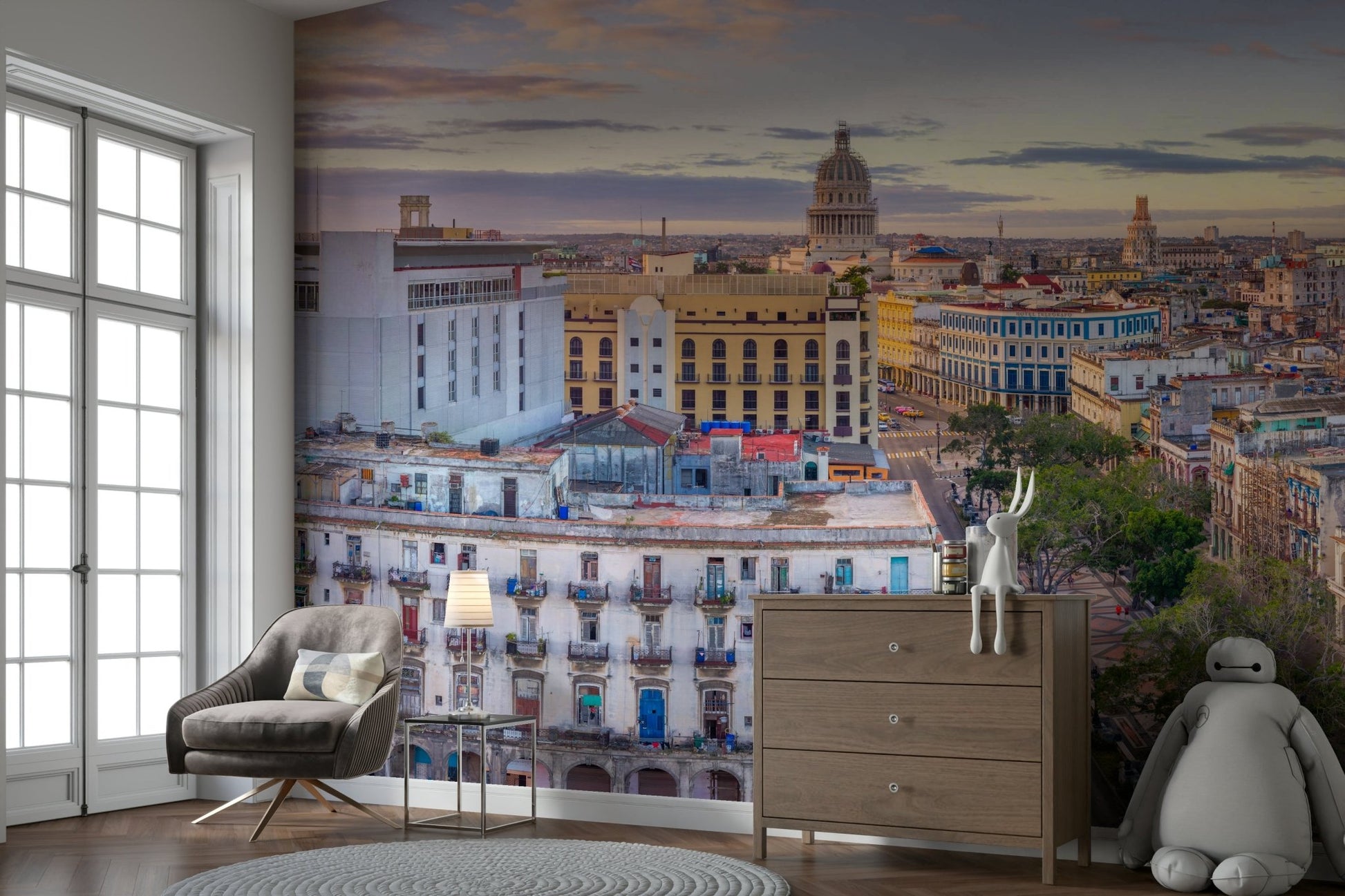 Havana’s Aerial Beauty Wall Mural