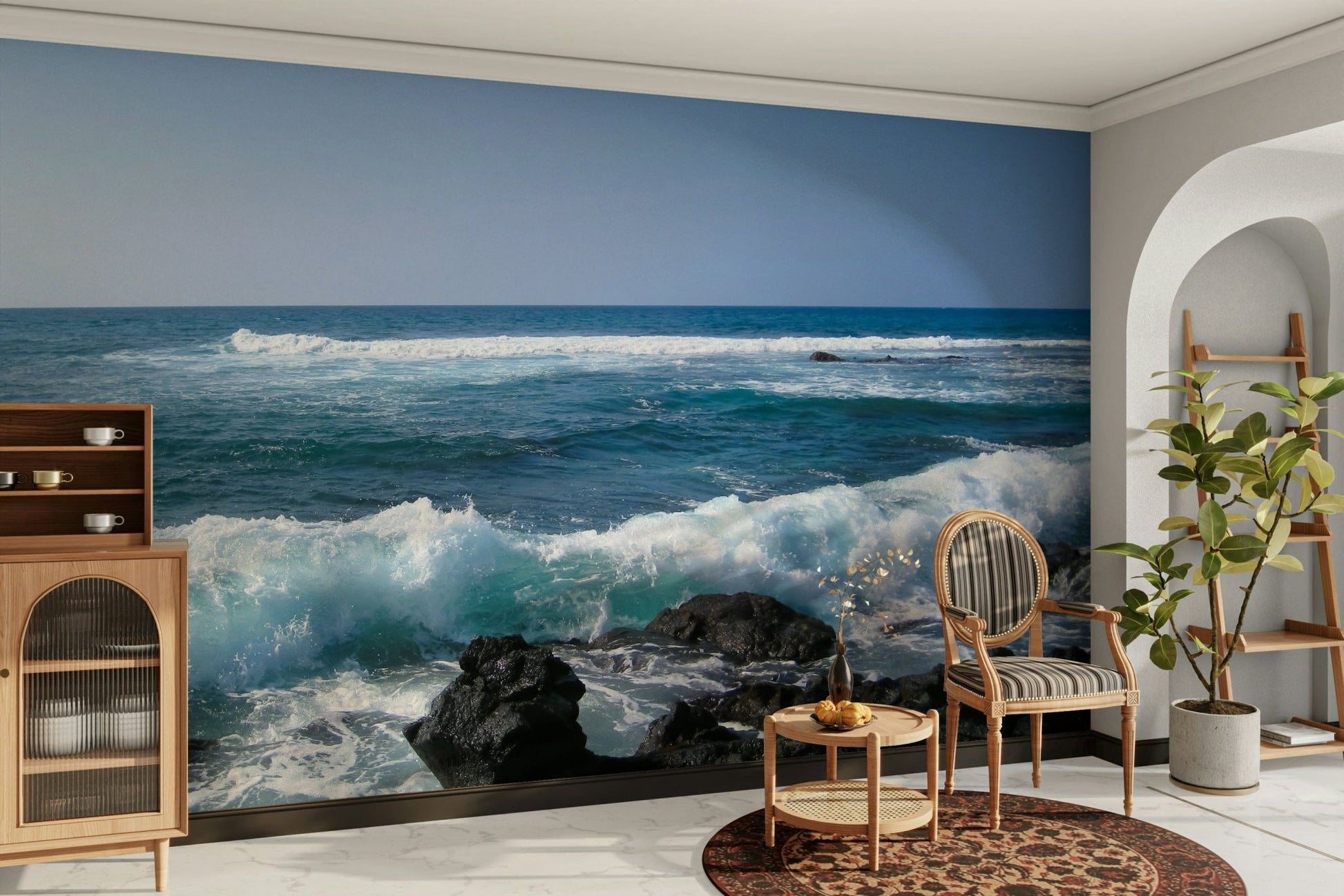 Hawaiian island wall mural

