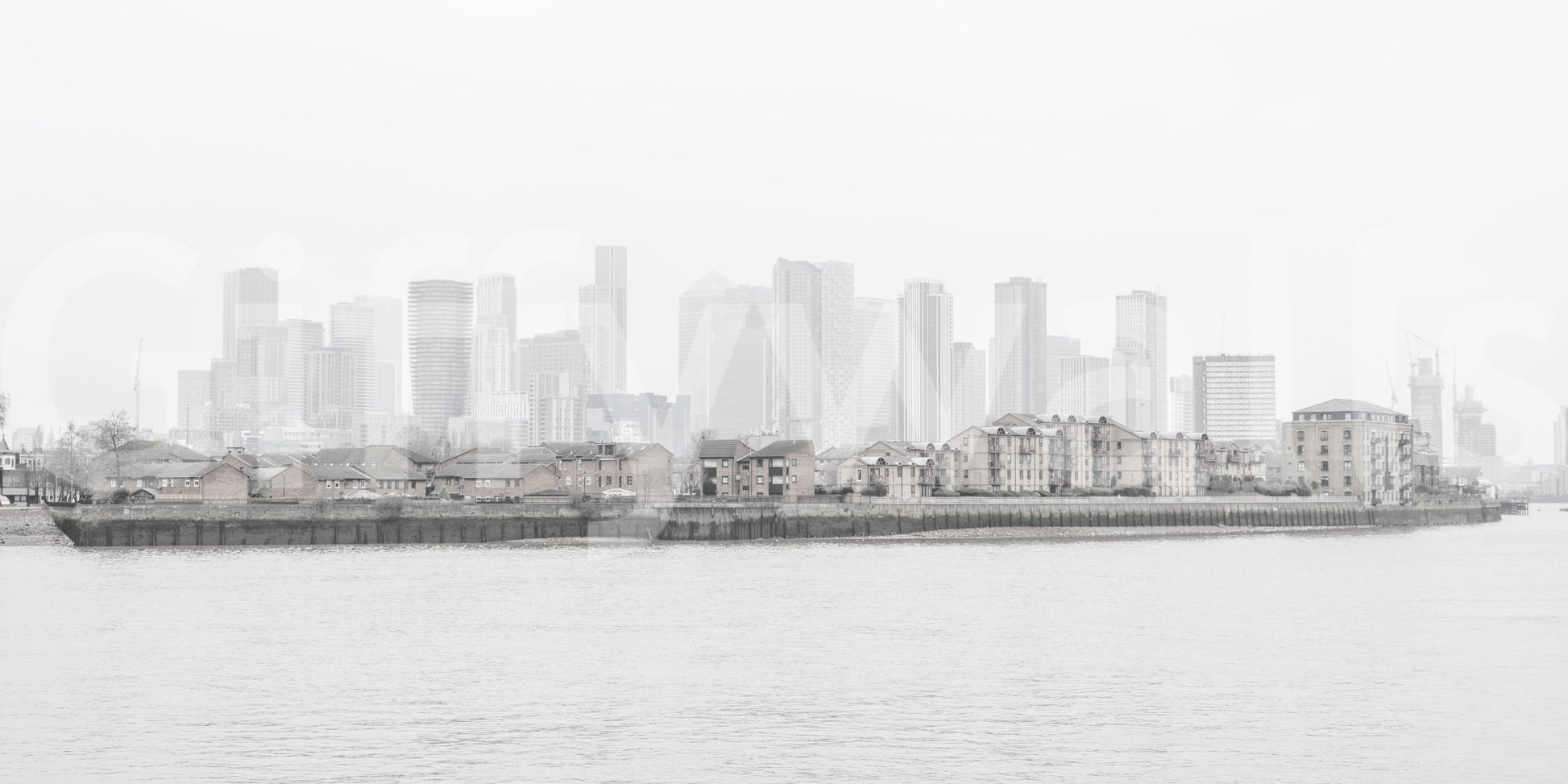 Modern city view wallpaper GD3151

