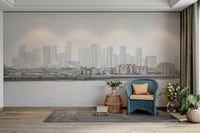 Blurred city buildings print GD3151

