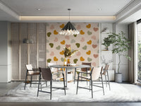 Cozy abstract Heartfelt Harmony Wallpaper love motif print.