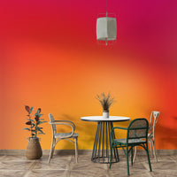 Colorful Heat Map Gradient Mural in Pink and Orange, GD1511