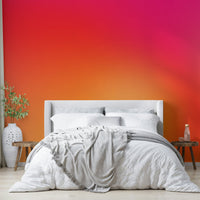 Modern Heat Map Gradient Wallpaper in Pink and Orange, GD1511