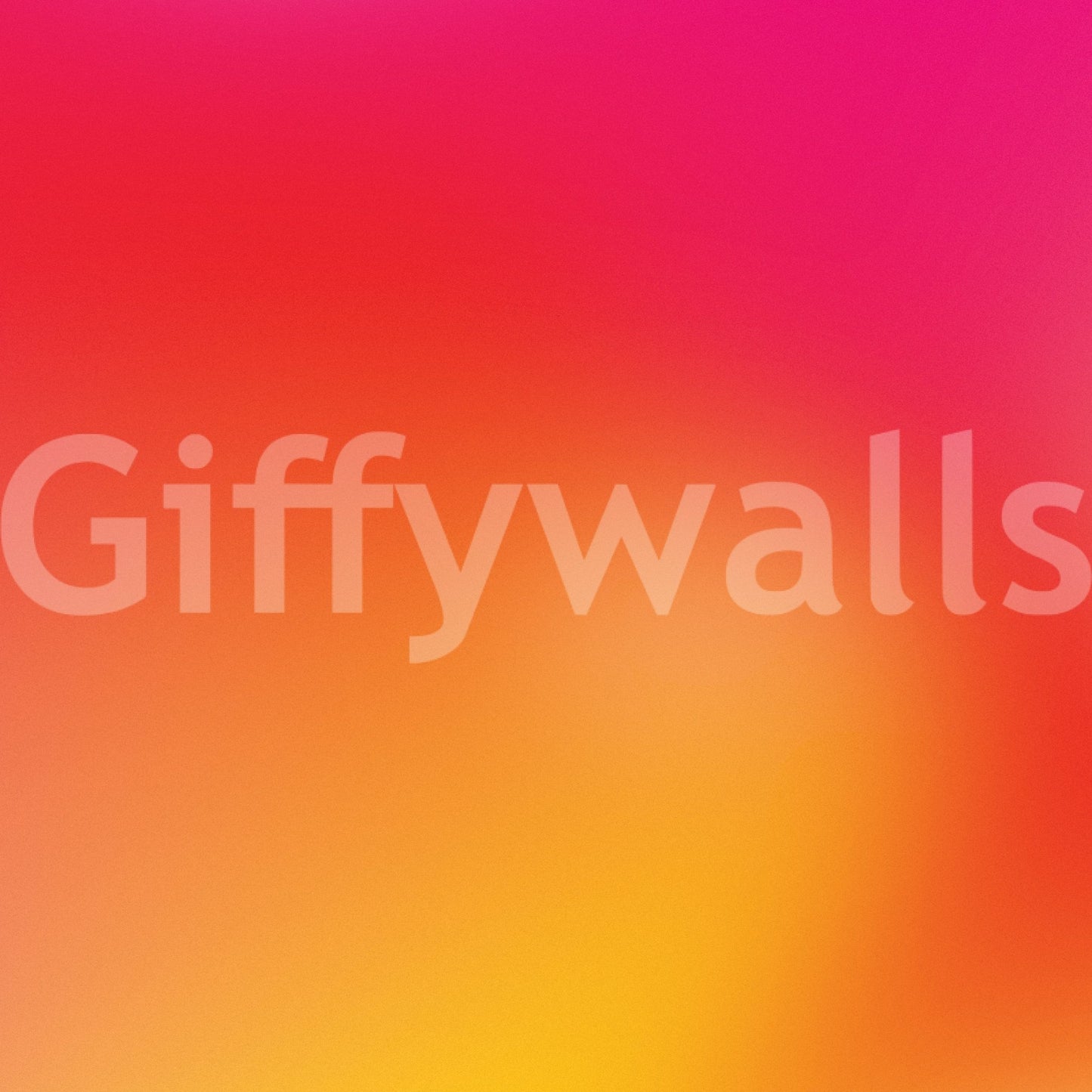 Heat Map Gradient - Hot Pink to Orange Wall Mural