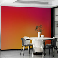 Abstract Pink to Orange Gradient Heat Map Mural, GD1511