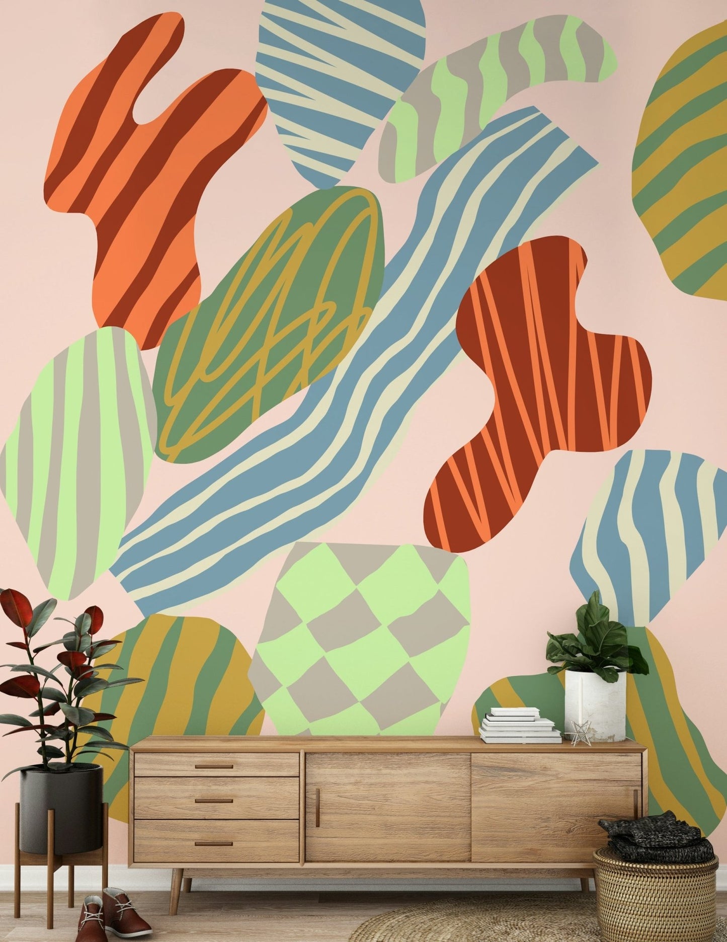 Heat waves Wall Mural