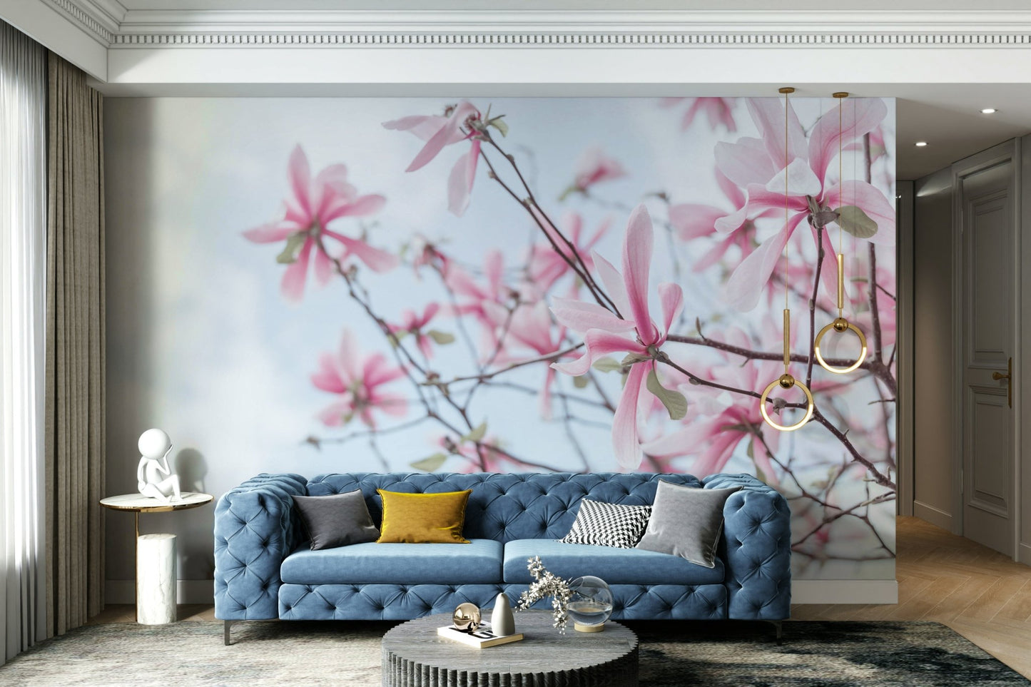Heavenly Magnolias Wall Mural