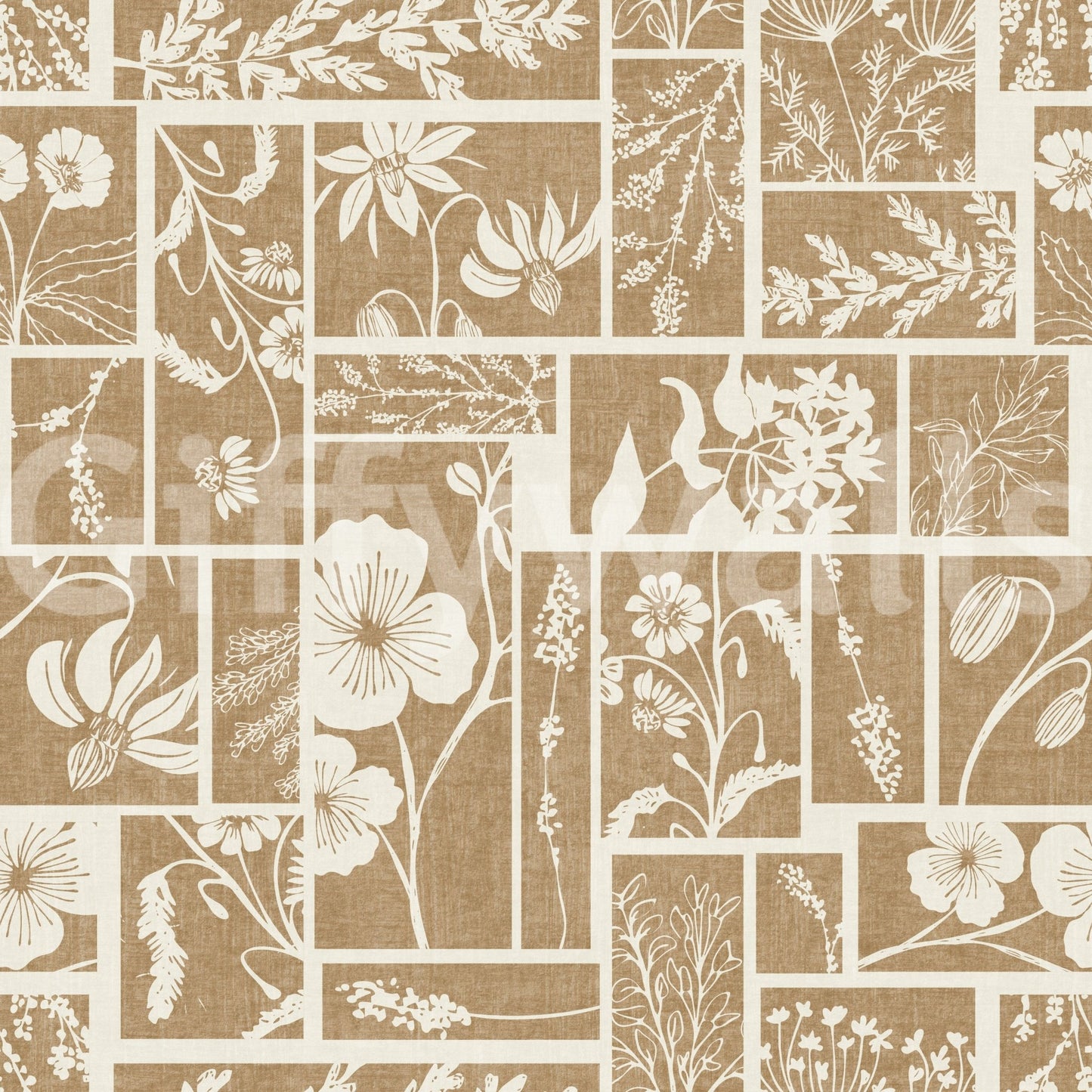 Heirloom Botanical Patch Wallpaper⁠