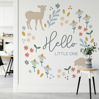 Woodland Animal Characters Wall Mural for Nursery, GD1796