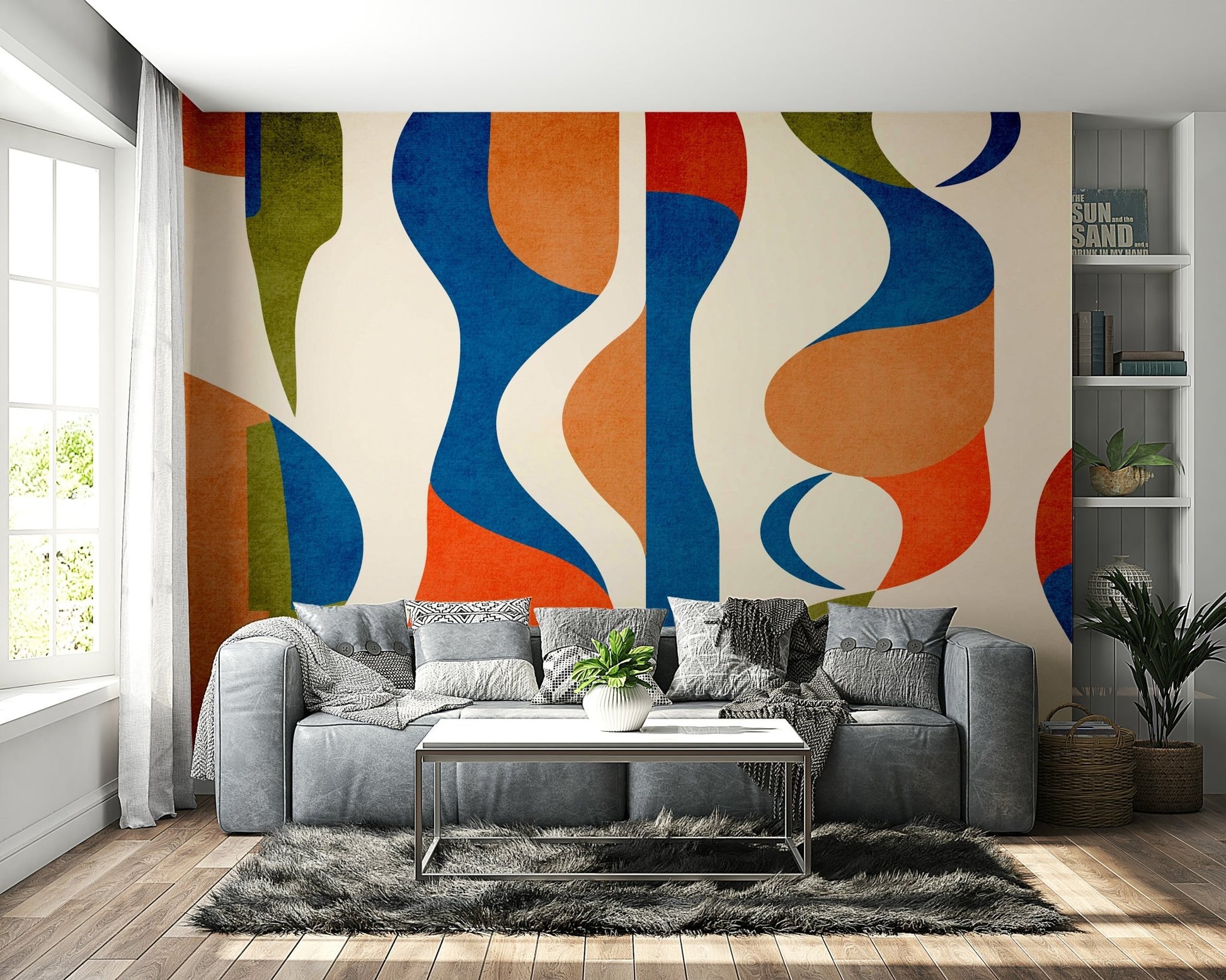 Reflections on water or glass surfaces.

