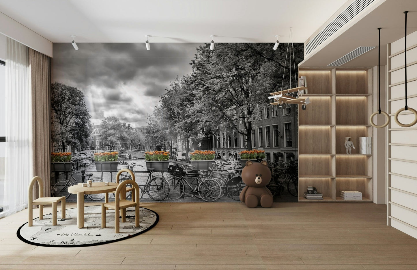 Amsterdam Herengracht canal wallpaper for sophisticated interiors

