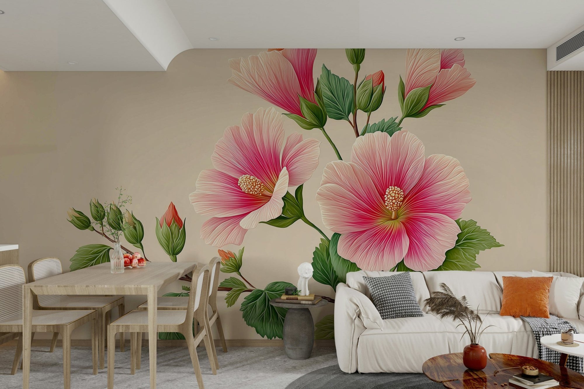 hibiscus dreams wall mural 
GD3339

