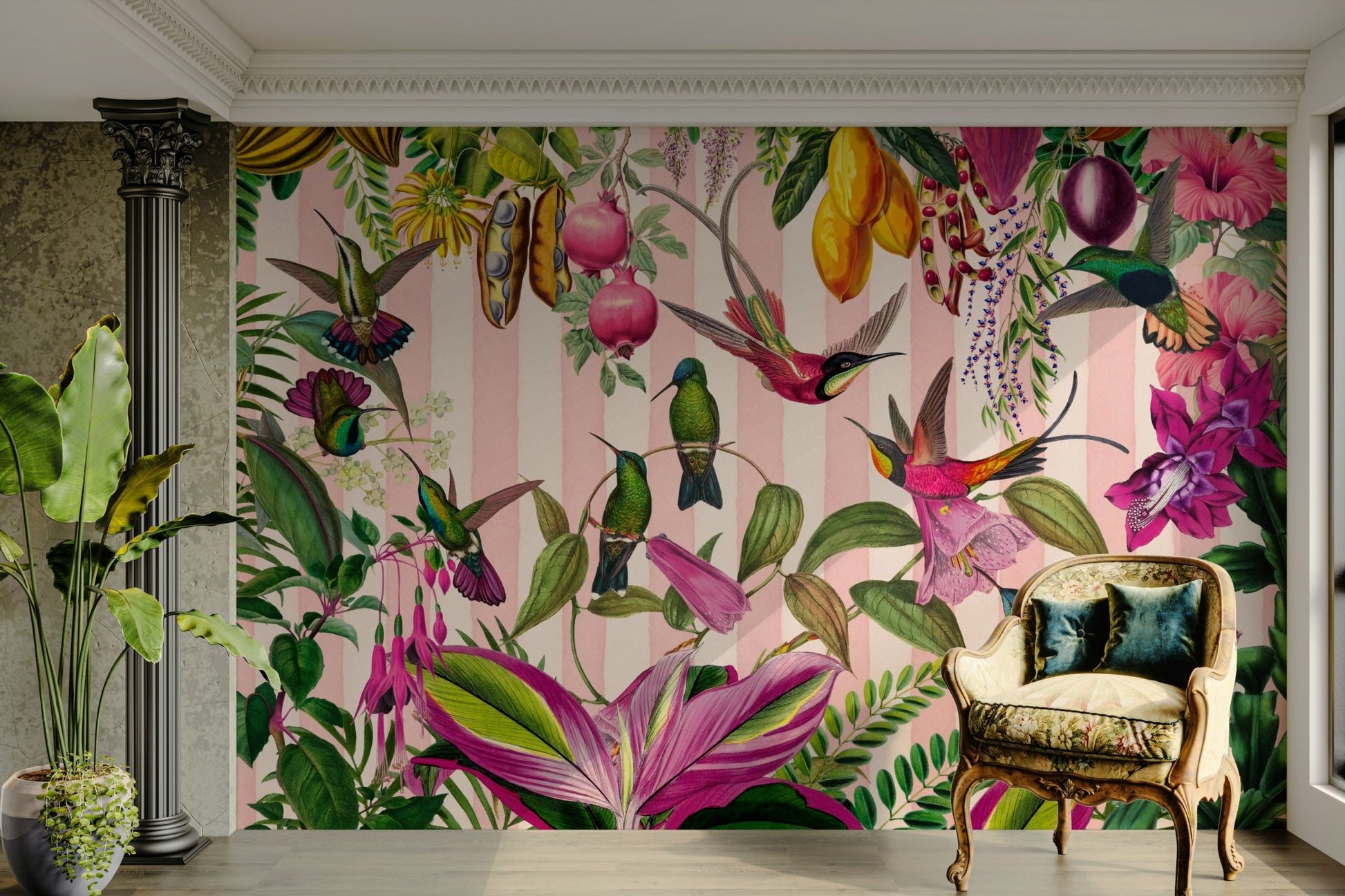 Wallpaper for walls with a vibrant, artistic feel

