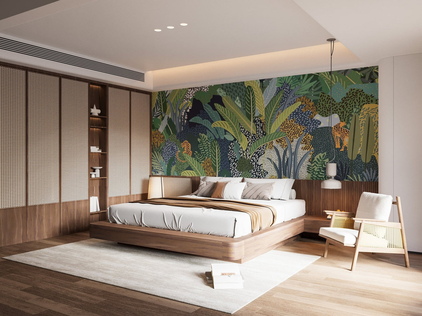 Hidden Jungle Cat Wallpaper for Walls C402