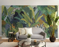Hidden Jungle Cat Reusable Wallpaper C402