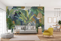 Hidden Jungle Cat Wallpaper for Renters C402